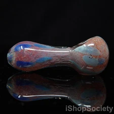 3¾" Colorful Spotted Frit Tobacco Smoking Pipe Thick Collectible Pipes - P586F