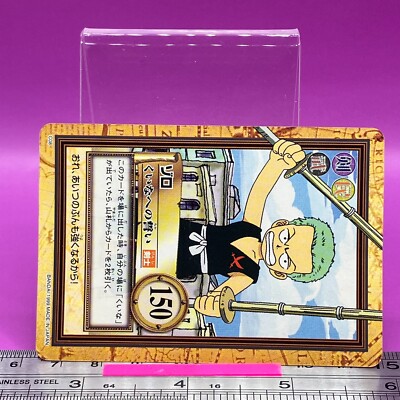 Roronoa Zoro C08 One Piece Carddass Hyper Battle 1999 BANDAI TCG