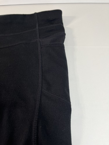Athleta Size Small Be Free Knicker Cropped Capri Leggings Black Side Pockets EUC - Picture 4 of 12