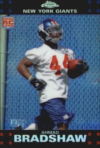 2007 Topps Chrome Refractors #TC195 Ahmad Bradshaw - NM-MT