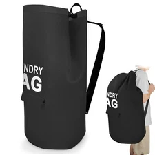 Large Laundry Backpack 70L Washing Clothes Storage Bag Heavy Duty Shoulder Strap