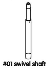 Idraulico Cilindro - # 01swivel shaft per tutti Bloom fresco Pezzo di ricambio