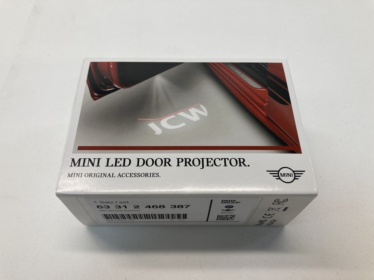 Mini Cooper LED Door Projectors NEW 63312468387 R5x R6x F5x F60 | eBay