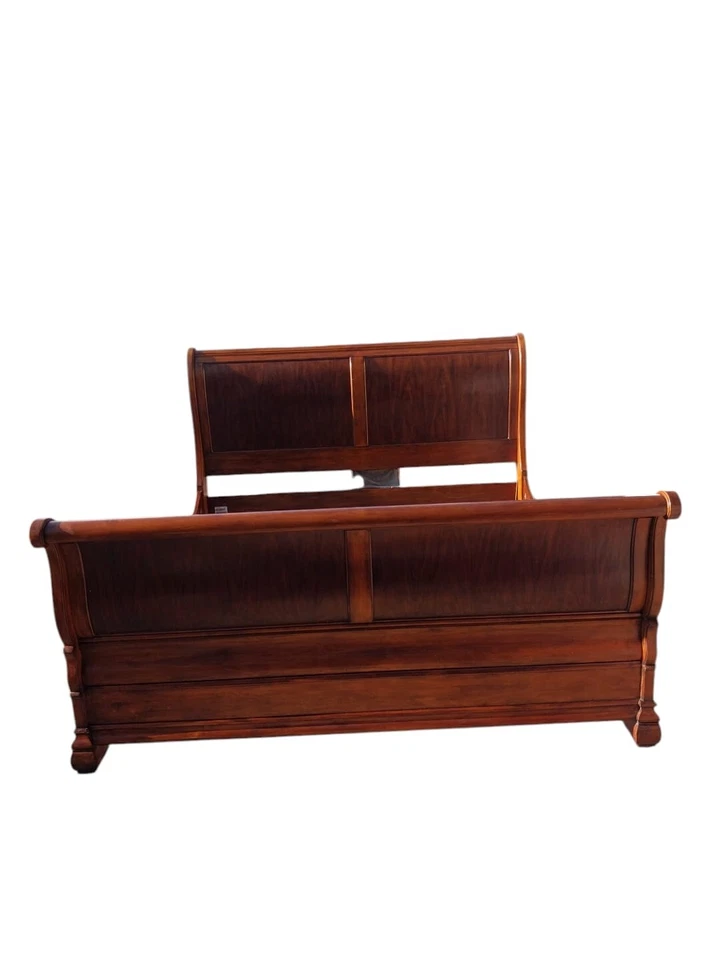 Marco de cama king cama trineo toscana Ethan Allen Foto 4 de 4