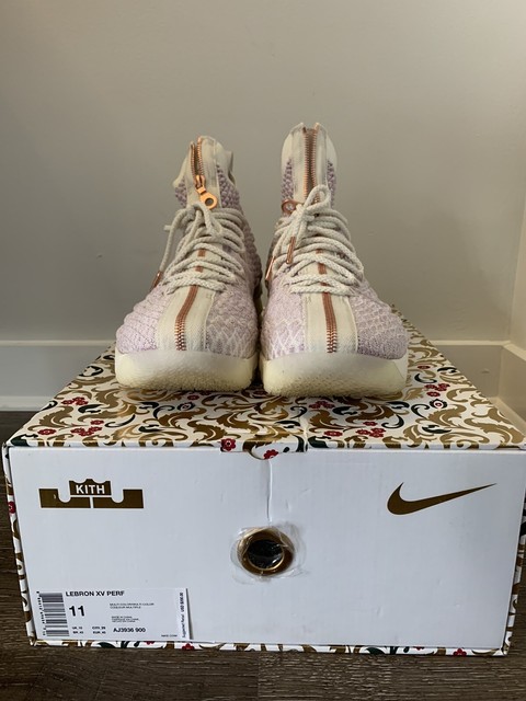 lebron 15 rose gold for sale