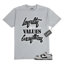 Dunk Light Smoke Grey Anthracite Reflect Silver Black T Shirt to Match LYLTY