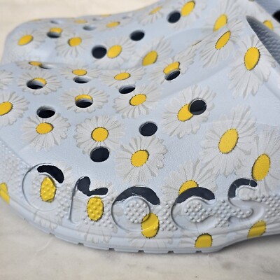 Crocs Baya Seasonal Printed Daisy Floral Clog Mens Sz 13  display picture 2