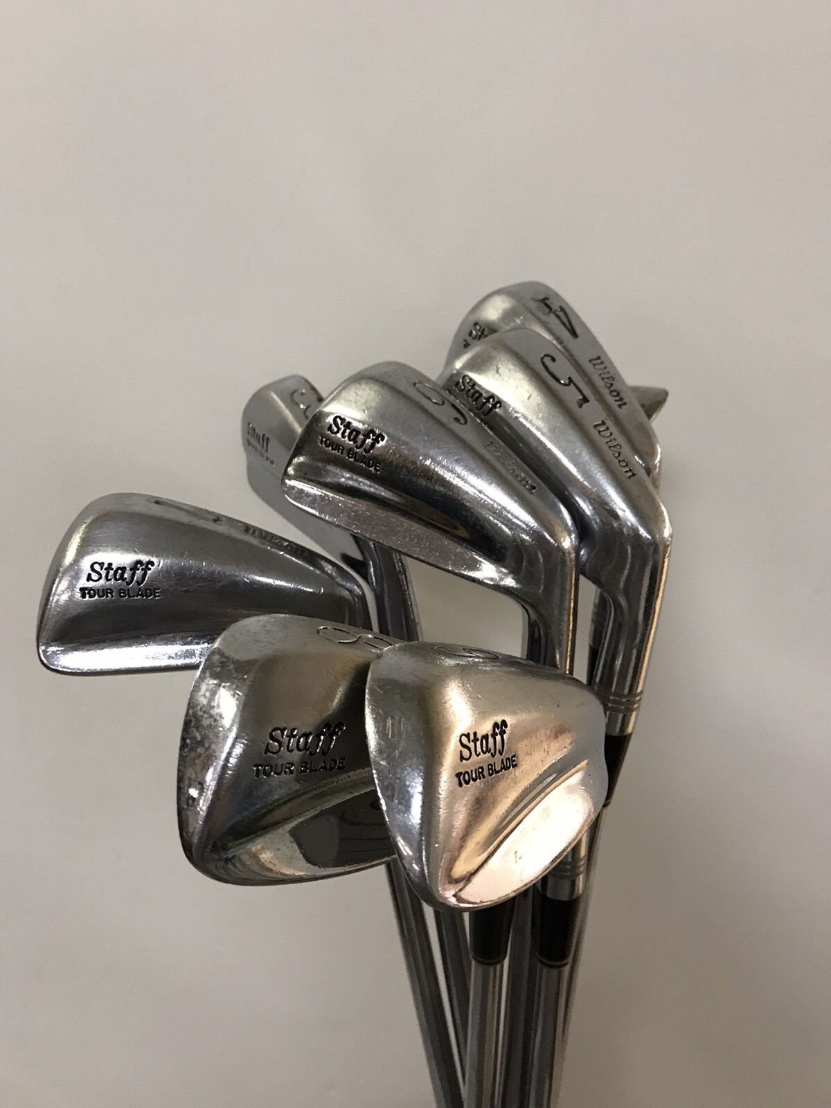Wilson Staff Tour Blade Golf Iron Set 3PW (8) Stiff Steel Shaft RH eBay