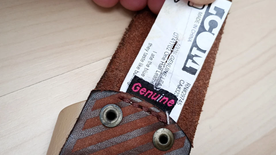 Volcom Stone Herren Guertel Lederguertel small S 30 inches - Bild 3 von 4