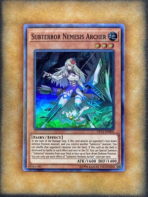 Yugioh Subterror Nemesis Archer OP11-EN005 Super Rare NM | eBay