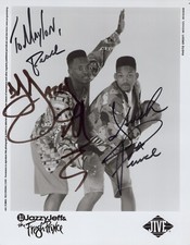 Will Smith & DJ Jazzy Jeff (The Fresh Prince) Vintage signed 8x10 photo JSA