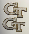 ga tech patch Georgia Tech patch gt patch Gt iron or sew on 2.5" wide 2 patches