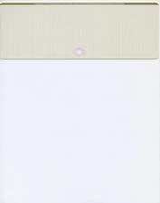 50 High Security Blank Check Stock Paper - Check on Top -  Gold Basketweave