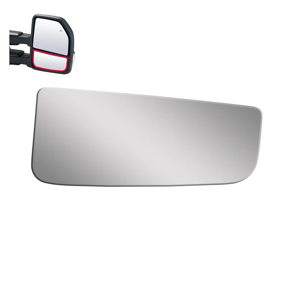 Espejo Vidrio Ajuste Inferior 17-19 Ford F250 F350 F450 Super Duty Lado Derecho Derecha Convexo Foto 3 de 4
