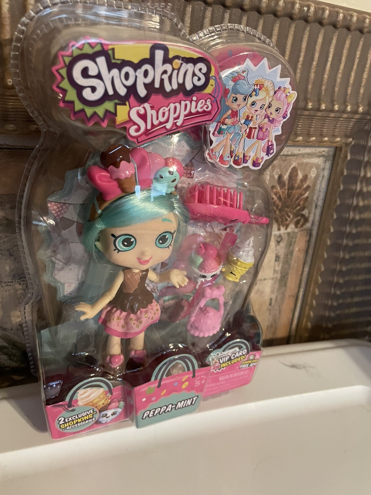 Shopkins Shoppies Peppa-Mint 2014 Doll New Sealed NIP