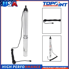 220V 2HP 440FT 42GPM Submersible Water Pump Deep Well Pump 1 Year Warranty