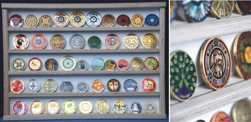 VitrinenSchmidt® 082 Schaukasten Vitrine Coin Münzen Geocoin * NEU *