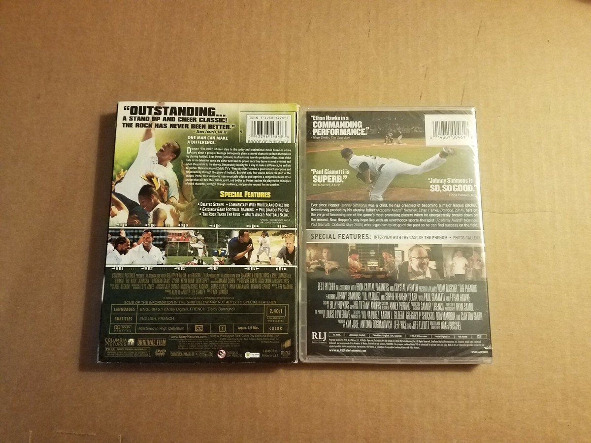 Gridiron Willie Weathers Camp Kilpatrick Mustangs Football Gridiron Gang  The Phenom Widescreen Brand NEW DVDs You