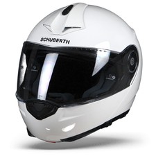 Schuberth C3 Pro Glossy Blanco Modular Helmet Casco - ¡Nuevo! ¡Envío gratis!