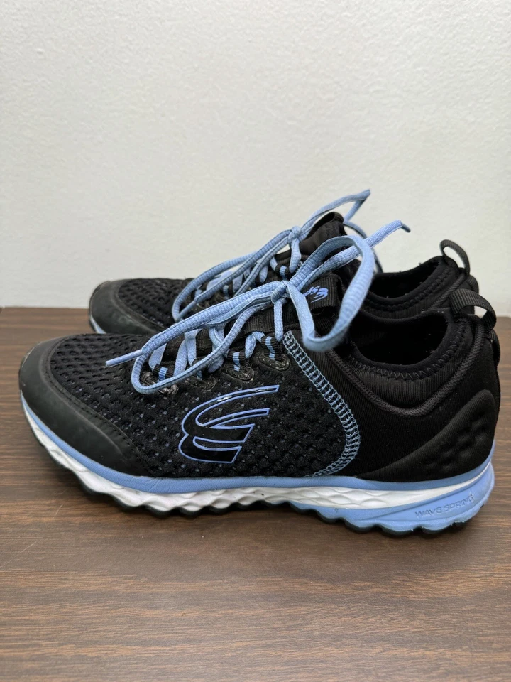 Zapatos deportivos Spira Cloudwalker para mujer 7 Phoenix negros con cordones Foto 2 de 4