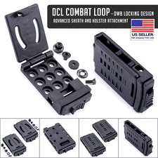 DCL Combat Loop Holster Attachment - OWB Locking Design - (1.50-1.75 inch)