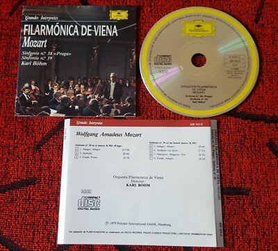 VIENNA PHILHARMONIC ORCHESTRA ** Mozart ** ORIGINAL Spain CD KARL BOHM
