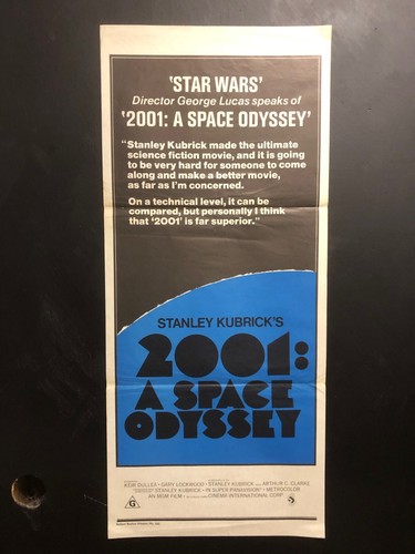 2001: A Space Odyssey RI Daybill Movie Poster Stanley Kubrick sci-fi classic - 第 1/5 張圖片