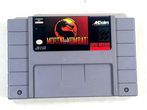 Mortal Kombat (Super Nintendo Entertainment System, 1993) SNES
