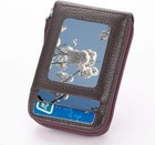 Genuine Cowhide Leather Safe Wallet RFID Blocking Card Holder Zip Around Purse — photo 4
