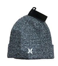 Hurley Icon Cuff Beanie Colour Grey Heather