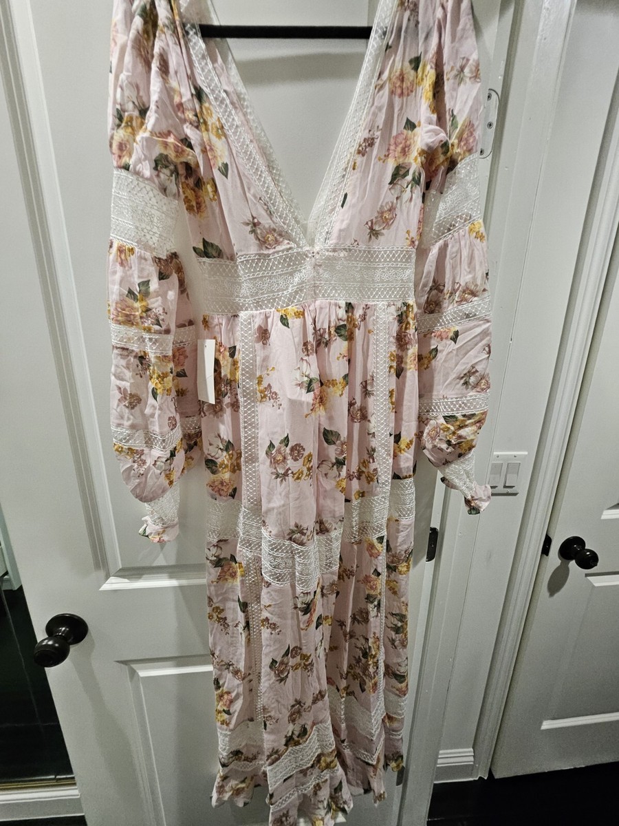 gestuz tilja satin maxi dress Larissa Satin Maxi Dress With Ruched Petals