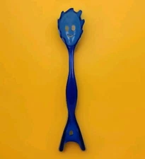 Vintage 1998 Koziol Germany Gina Pasta Scoop Spoon Fork Blue Design by Orange