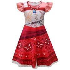 Kids Movie Moana 2 Cosplay Moana Dress Costume Girls Xmas Gift