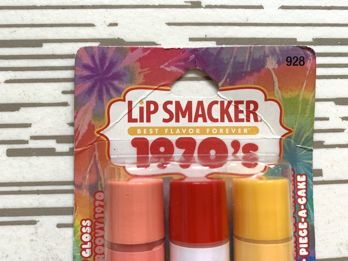Lip Smacker 1970's Lip Gloss #928 PEACH • PEPPERMINT • PIECE-A