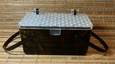 tortoise shell clutch bolsa