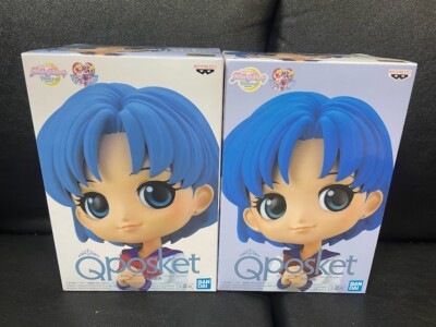 Q posket Sailor Moon Eternal MIzuno Ami Figure Doll A B Set Q posket
