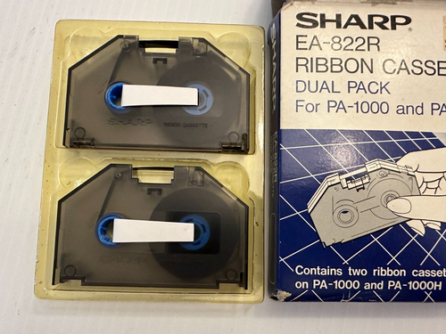 2 Sharp EA-822R Ribbon Cassette Dual Pack NEW! - 第 4/4 張圖片