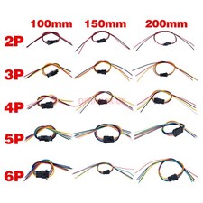 Lot SM 2.54mm Wire Cable Connector 2P-6P Terminal 10/15/20CM Male Female Plug
