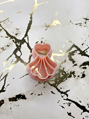 Gezacktes Herz Polymer Clay Cutter | 3D-gedrucktes Tonwerkzeug | IrisCrafts7 UK