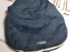 JJ Cole bundle me Baby Winter Car Seat Stroller Cover Blue