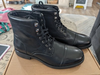 Thomas Vine Mens Darko Cap Toe Ankle Boot Color Black Size 13 **BRAND NEW**