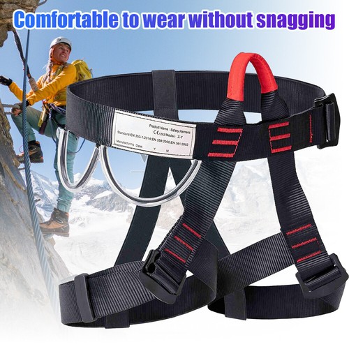 Adult Half Body Climbing Harness Protect Waist Safety for Roof Rock Rappelling - Picture 5 of 11