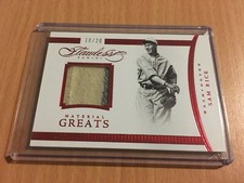 2016 Flawless Washington Senators Sam Rice Game-Used Pinstripe Jersey /25