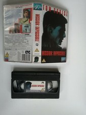 Mission Impossible VHS Video 1996 Tom Cruise Action