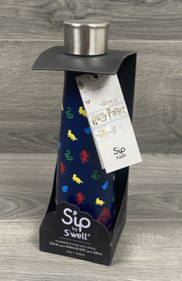 Sip by Swell Stainless Harry Potter Hogwarts House Crests 15oz Water Bottle