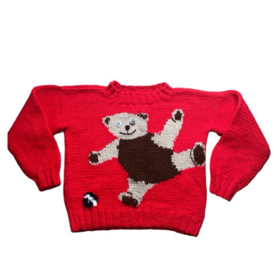 Handmade Vintage teddybear sweater