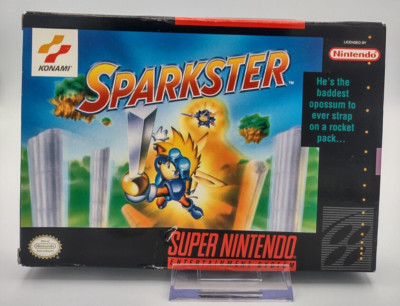 Sparkster (Super Nintendo Entertainment System, 1994) - CIB - Complete