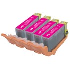 4 Magenta Ink Cartridge For Canon MG5300 MG5320 MG6250 MG6220 MG8170 CLI-526