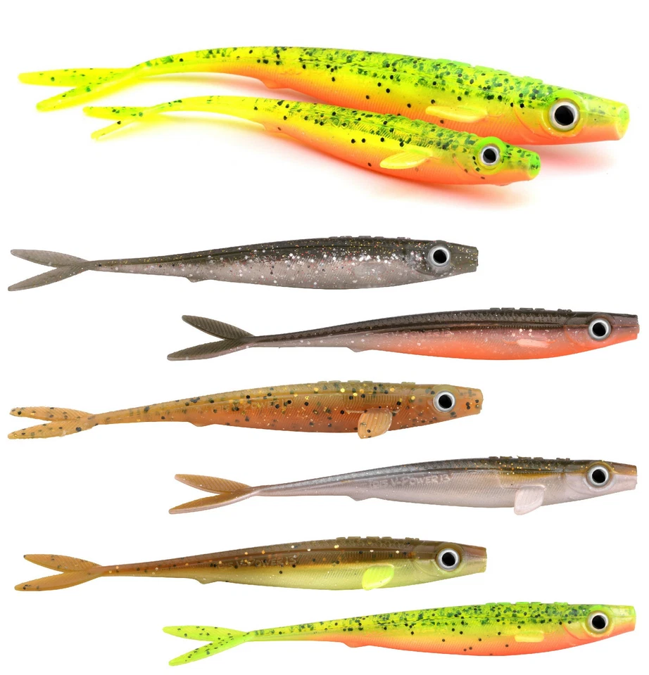 Spro Iris V-Power 80 100 130 160 200 UV No Action Vertikal Pelagic Gummifisch - Bild 2 von 2