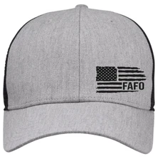Mens Graphic Hats American Flag FAFO 2A Hat Clothing Apparel 2nd Amendment Flag